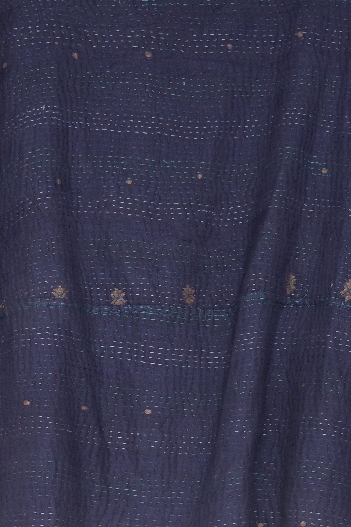 MONOTONE TWILIGHT PRINT KANTHA STRAIGHT NECK JKT - tp4058-blu -