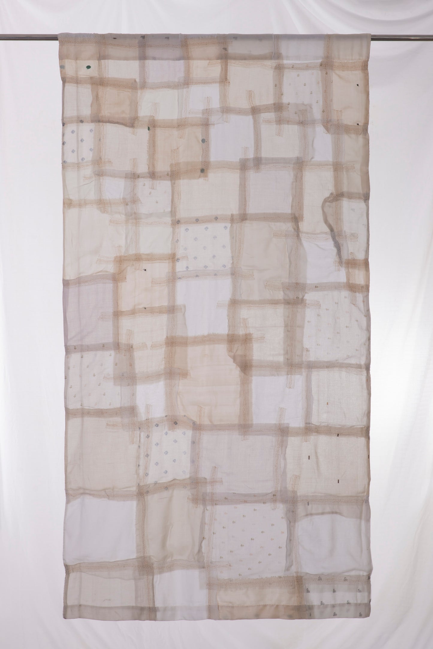 Kantha Mosaic Patch Curtain