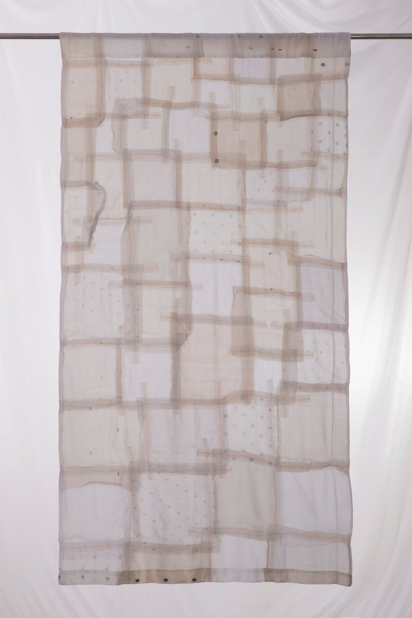 Kantha Mosaic Patch Curtain