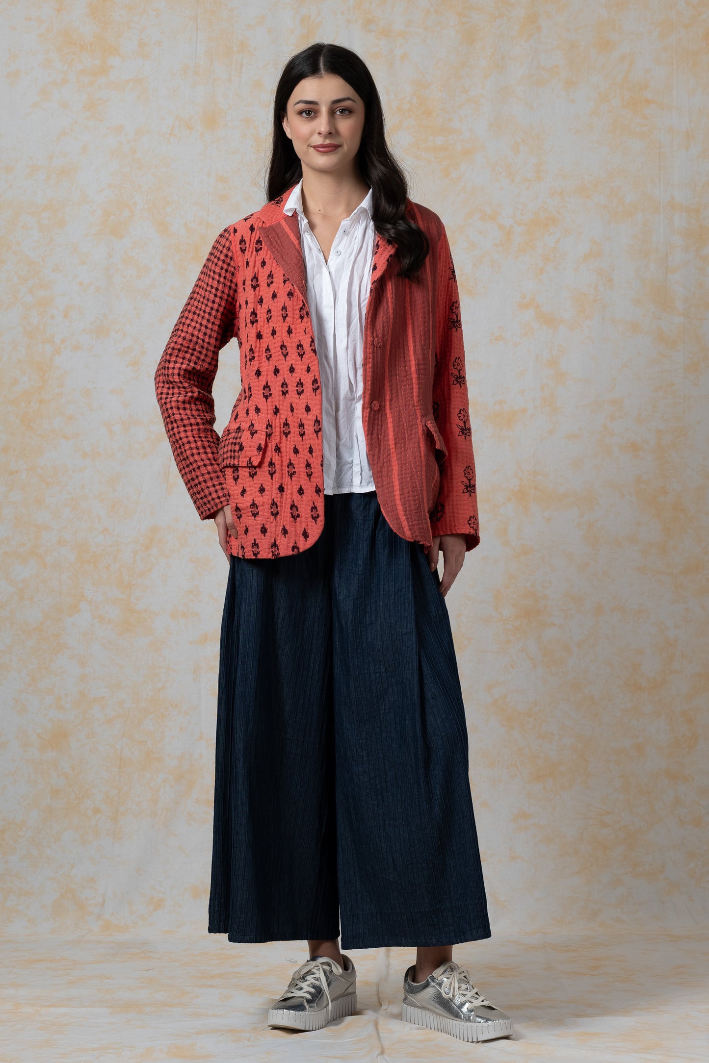 BBK PATCH KANTHA-JACKET BASIC - bl-bbp4052-org-