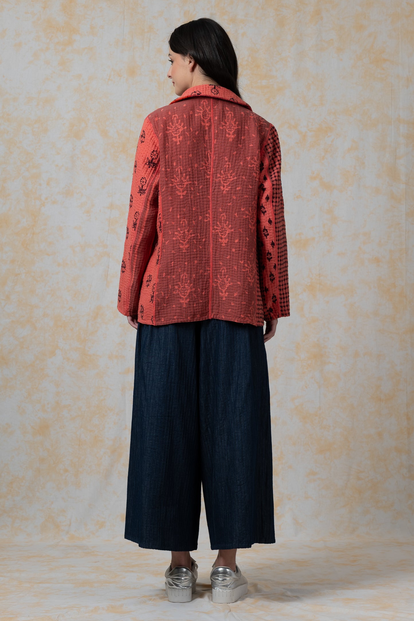 BBK PATCH KANTHA-JACKET BASIC - bl-bbp4052-org-