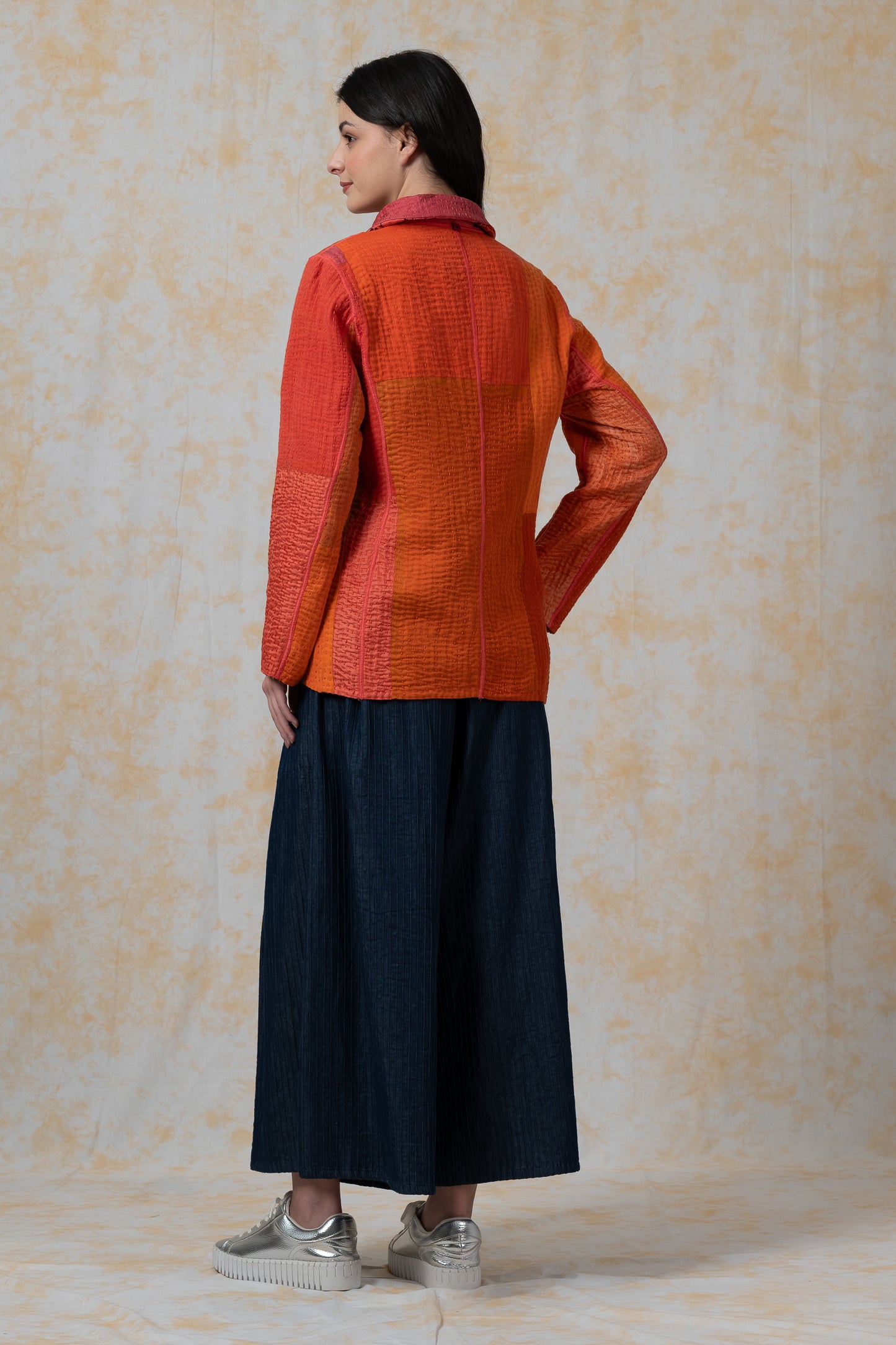 BBK PATCH KANTHA-JACKET BASIC - bl-bbp4052-org-
