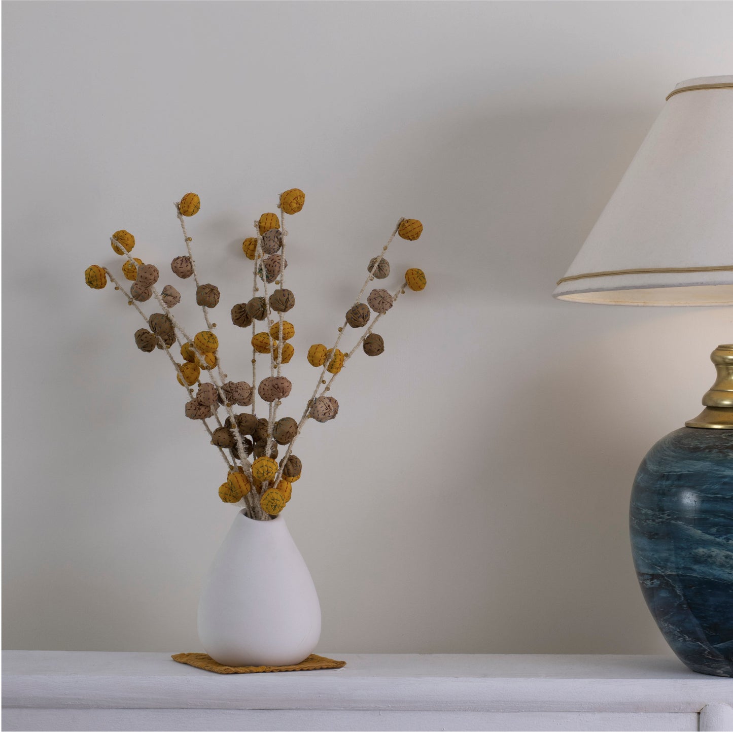 Golden Kantha Stem Twigs