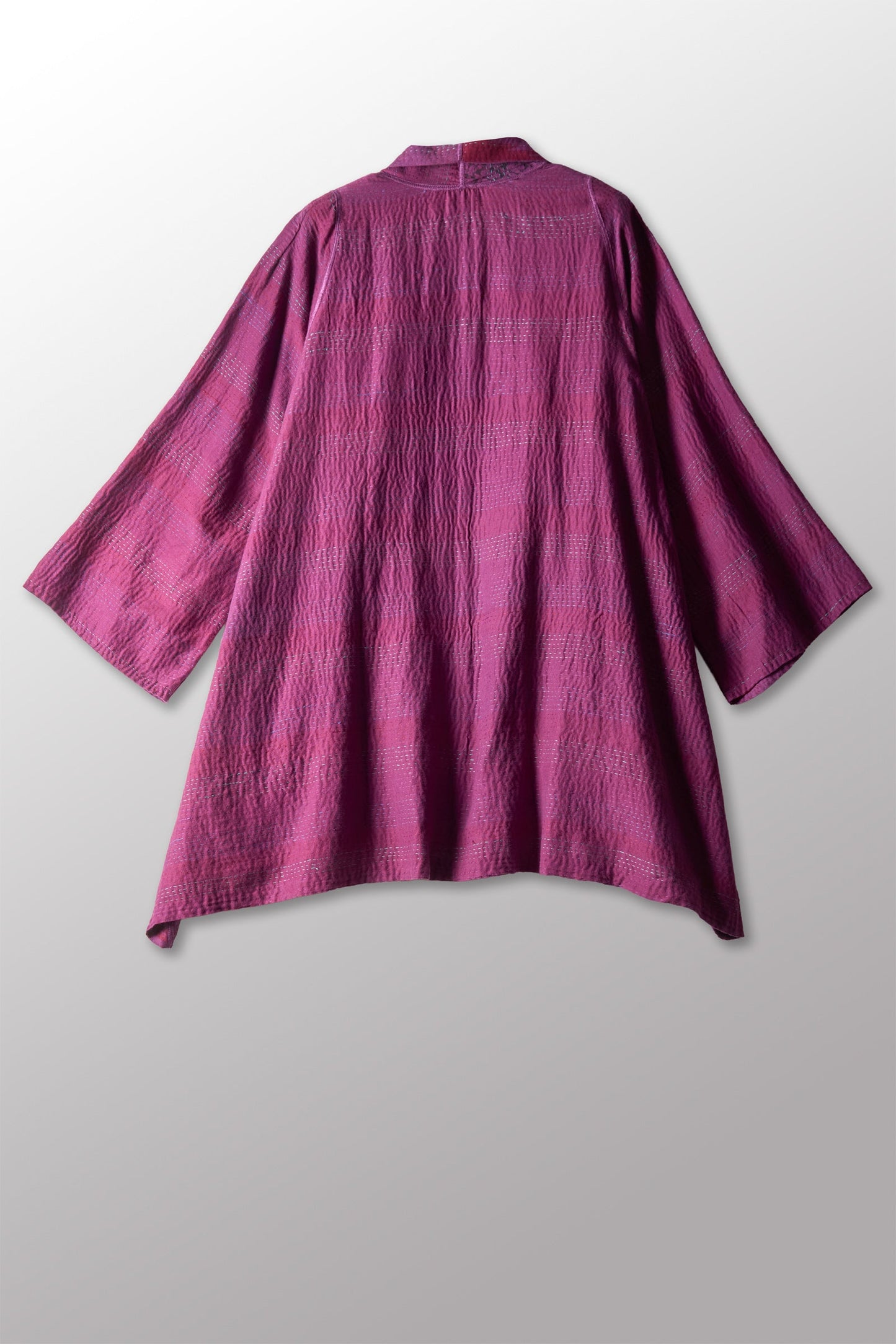 COTTON OVERDYE KANTHA A-LINE JKT - ov2003-cprp001a -