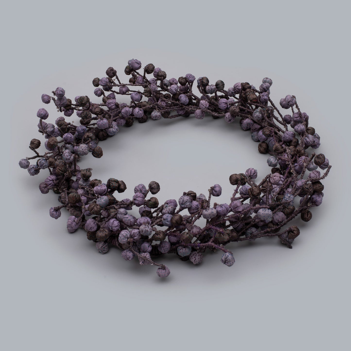 Lavender Kantha Wreath