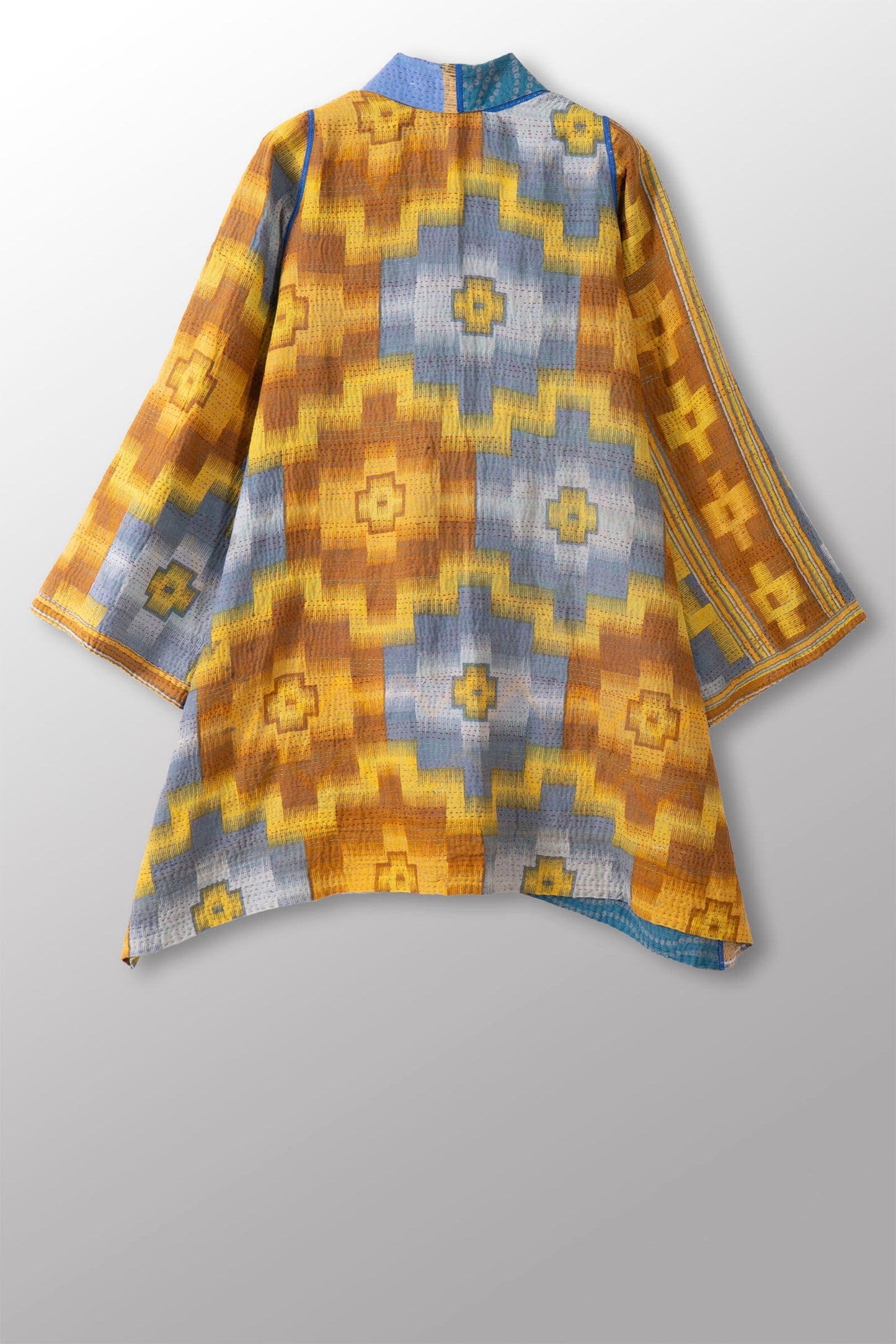VINTAGE COTTON KANTHA A-LINE JKT - cv2003-0165a -