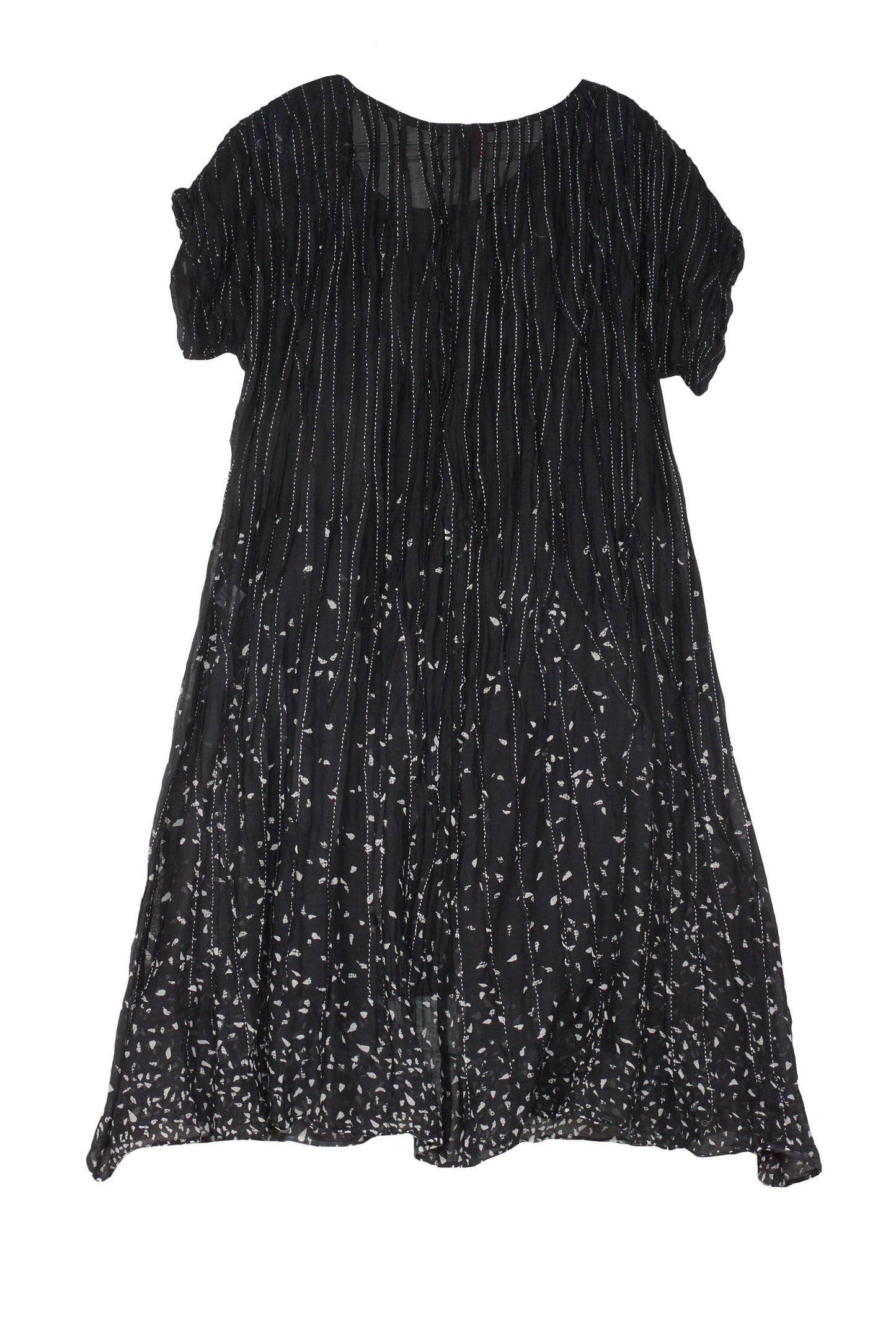 KANTUCK KANTHA DRESS - kt1412-blk -