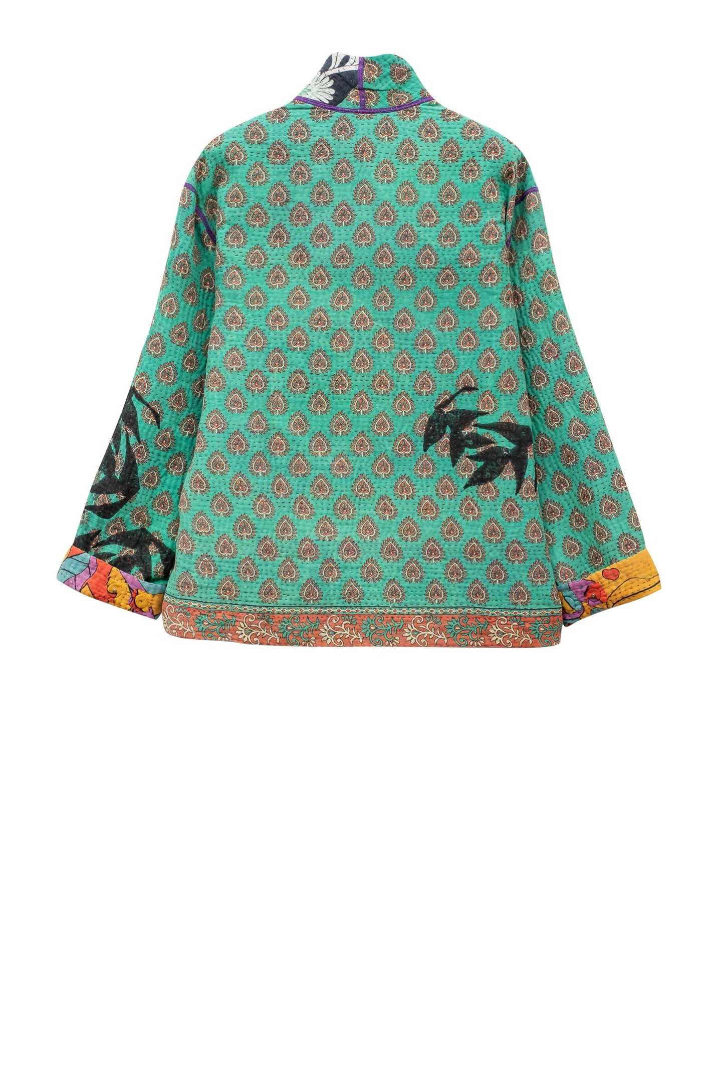 VINTAGE COTTON KANTHA MEN'S BLOUSON - cv4040-0016s -