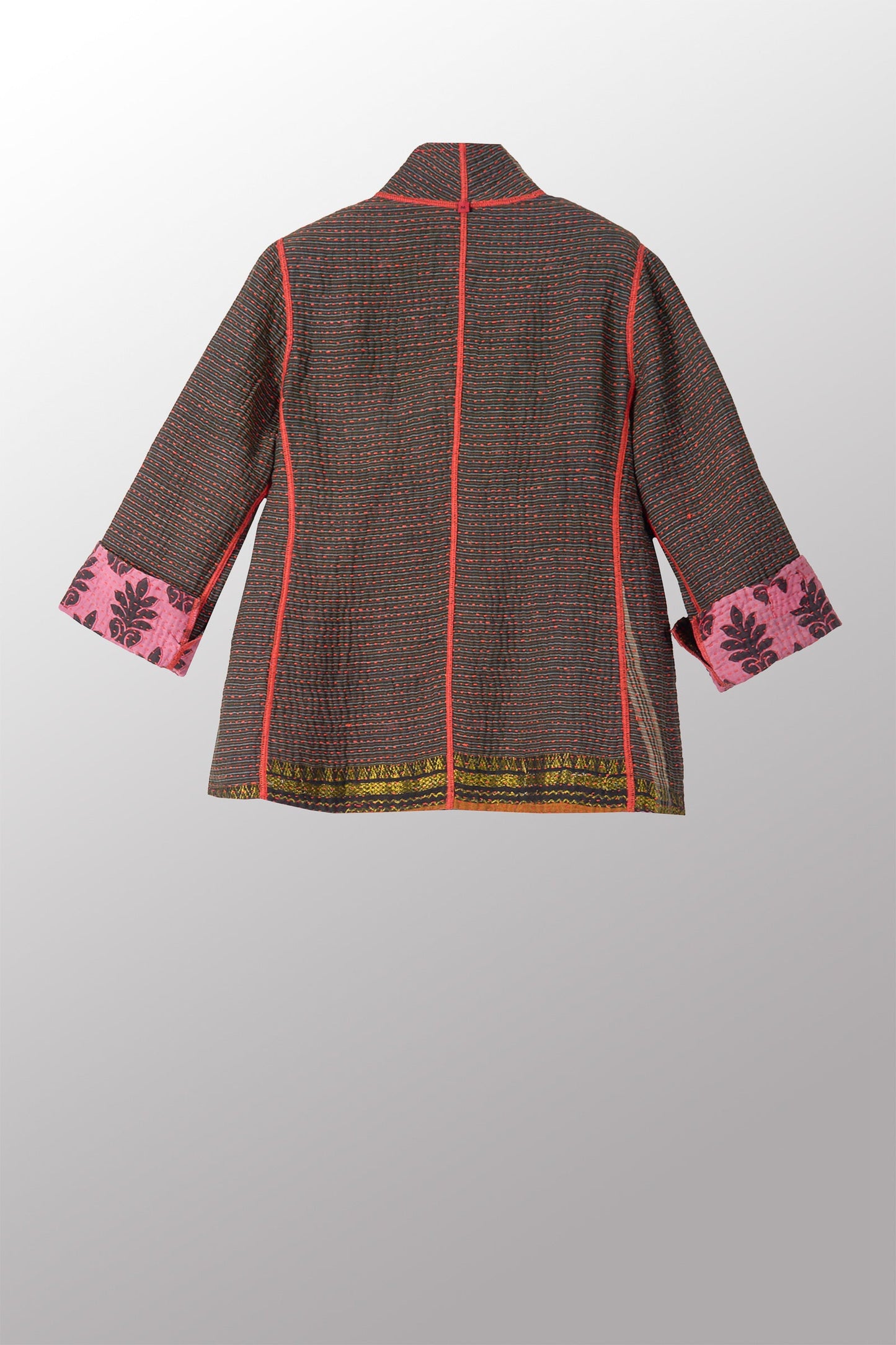 VINTAGE COTTON BBK KANTHA SHORT JKT - bb4007-mlt -