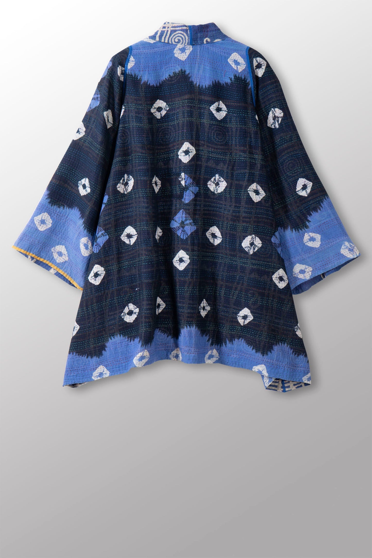 VINTAGE COTTON KANTHA A-LINE JKT - cv2003-0168a -
