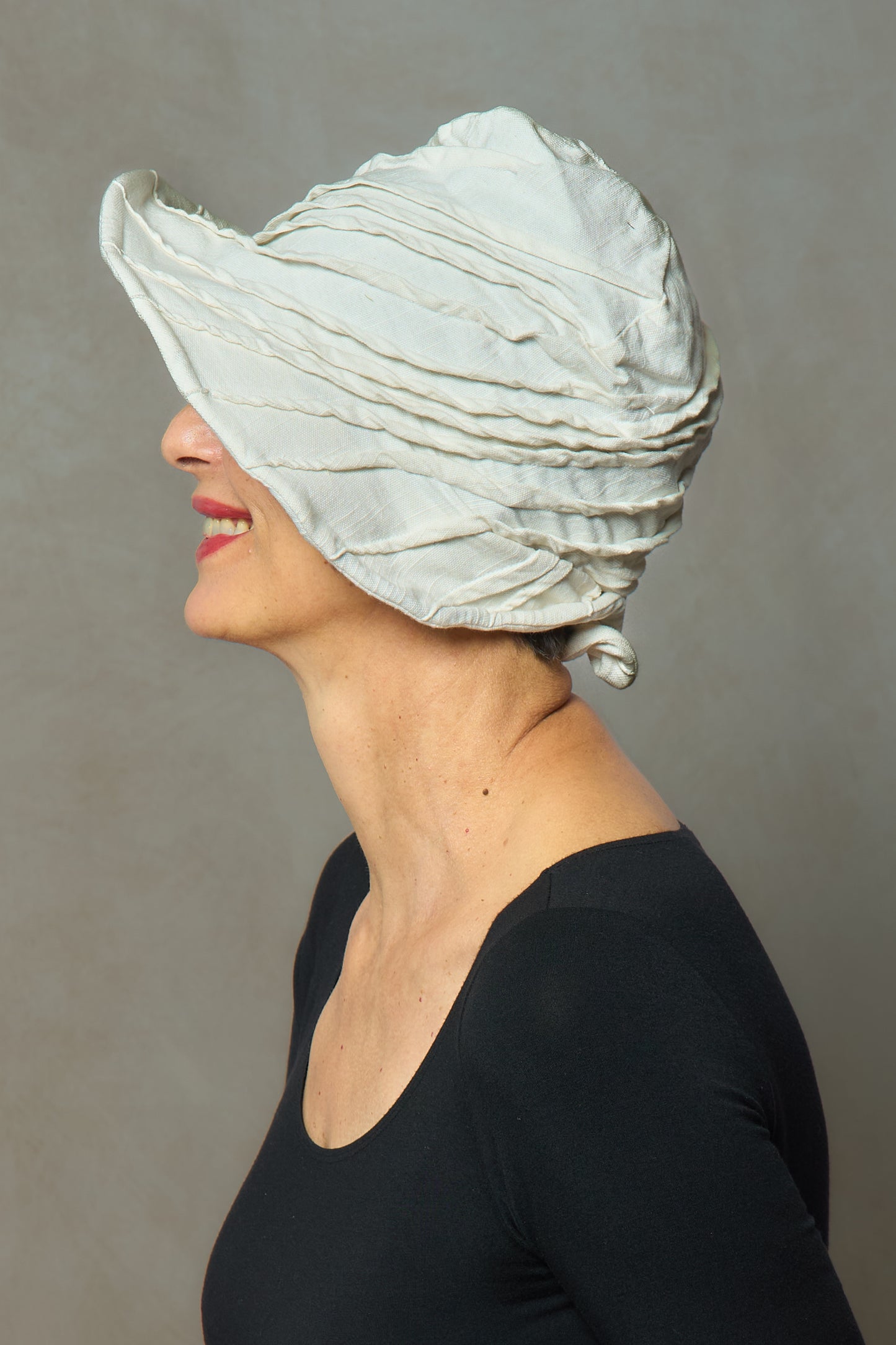 DUCK COTTON SOFT CANVAS TWIST TUCKED BRIM HAT - du1886-ivy -