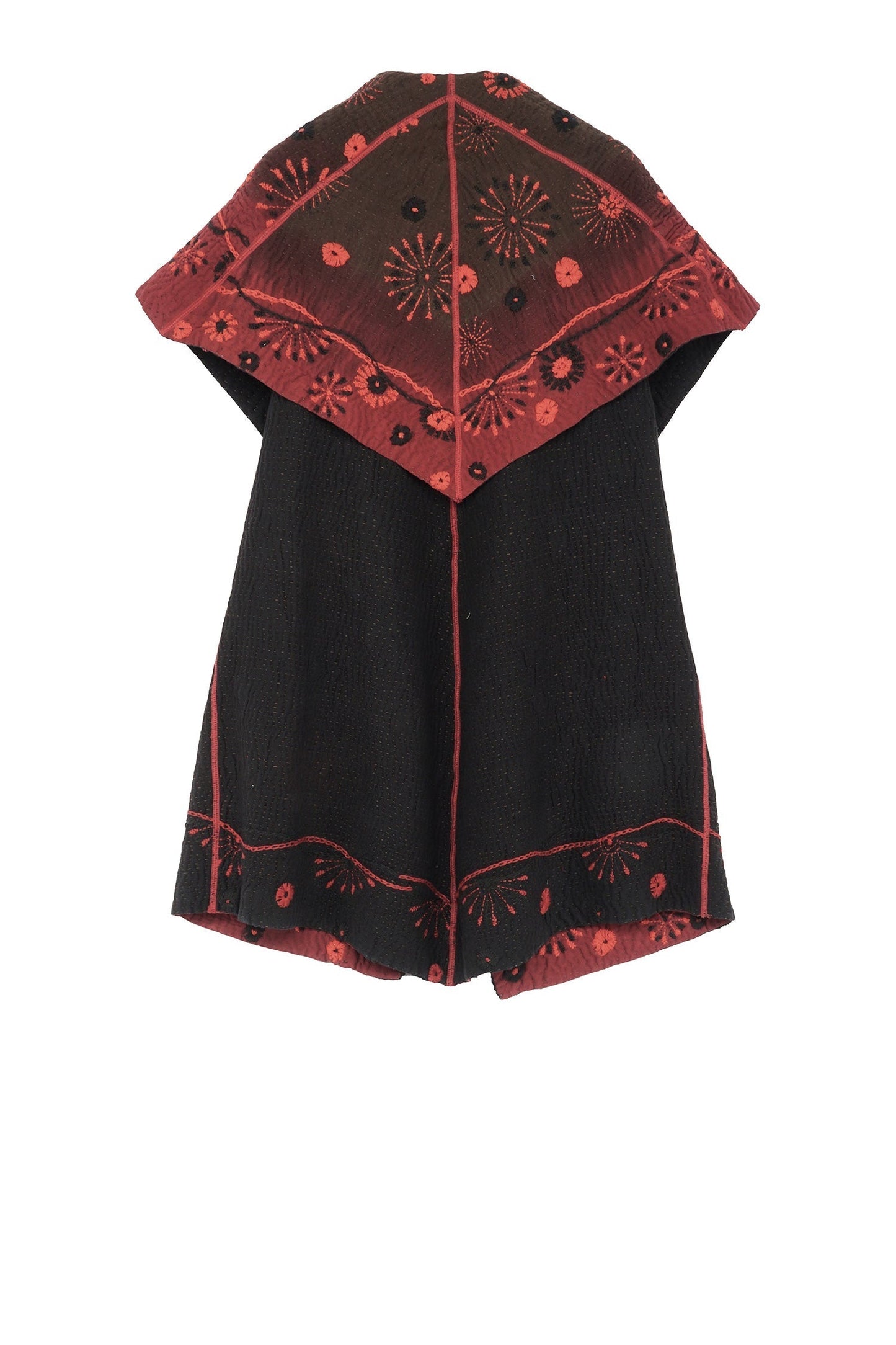 OMBRE SUN RALLI FIREWORKS KANTHA CIRCULAR VEST - of4201-red -