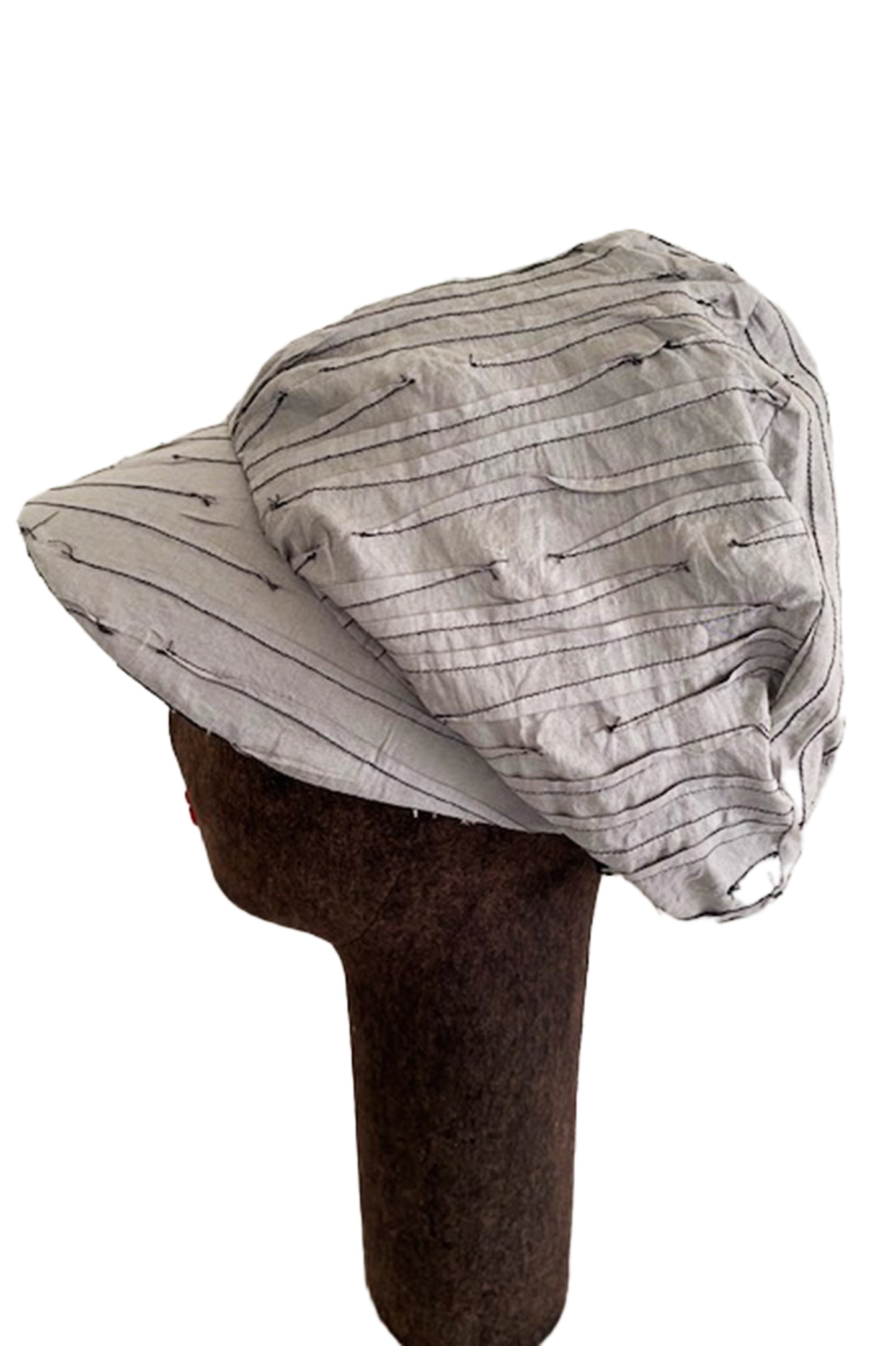 KANTHA CASKET HAT BY KYOKO MURAYAMA - kym-rc2895-cblga -