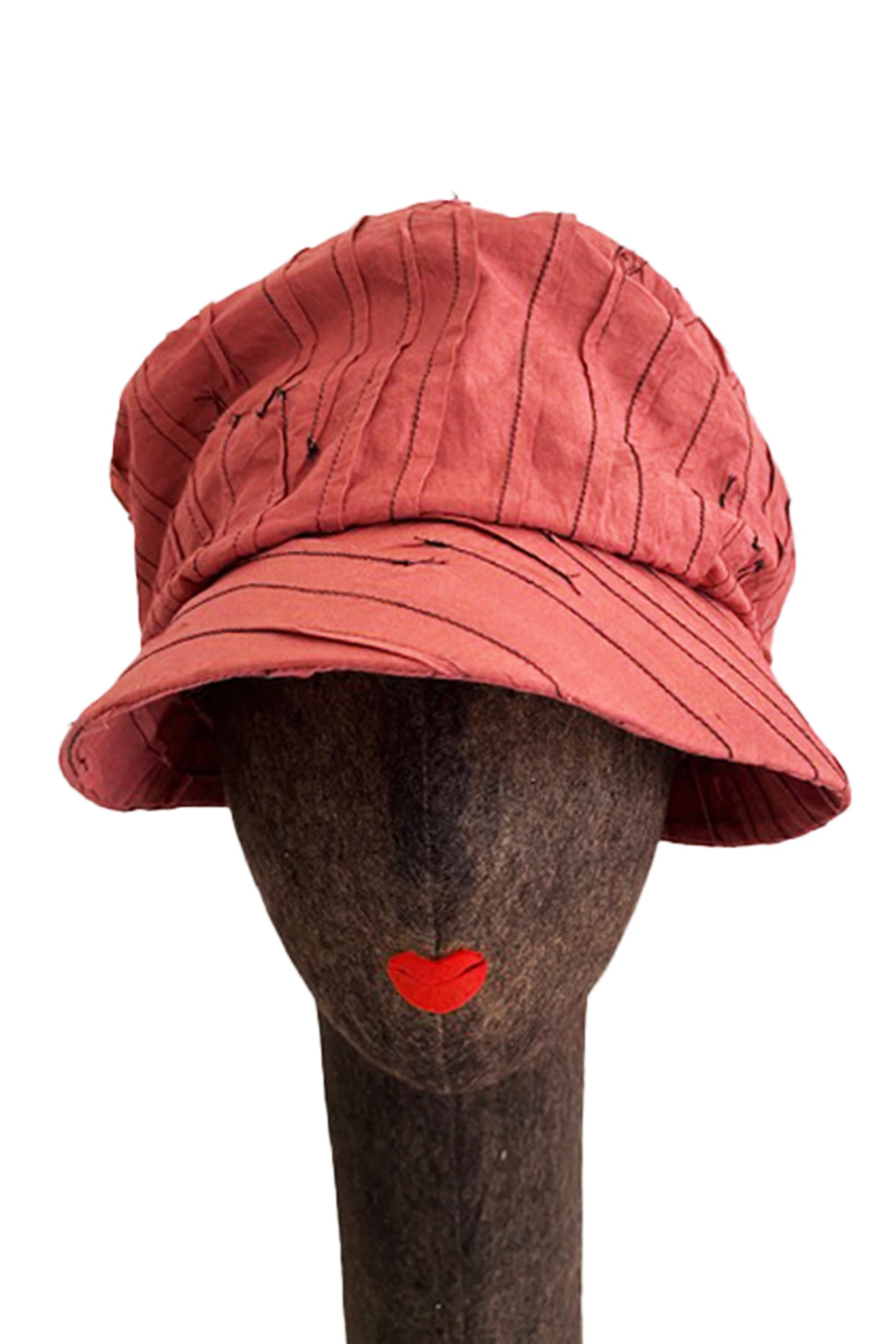 KANTHA CASKET HAT BY KYOKO MURAYAMA - kym-rc2895-cpika -