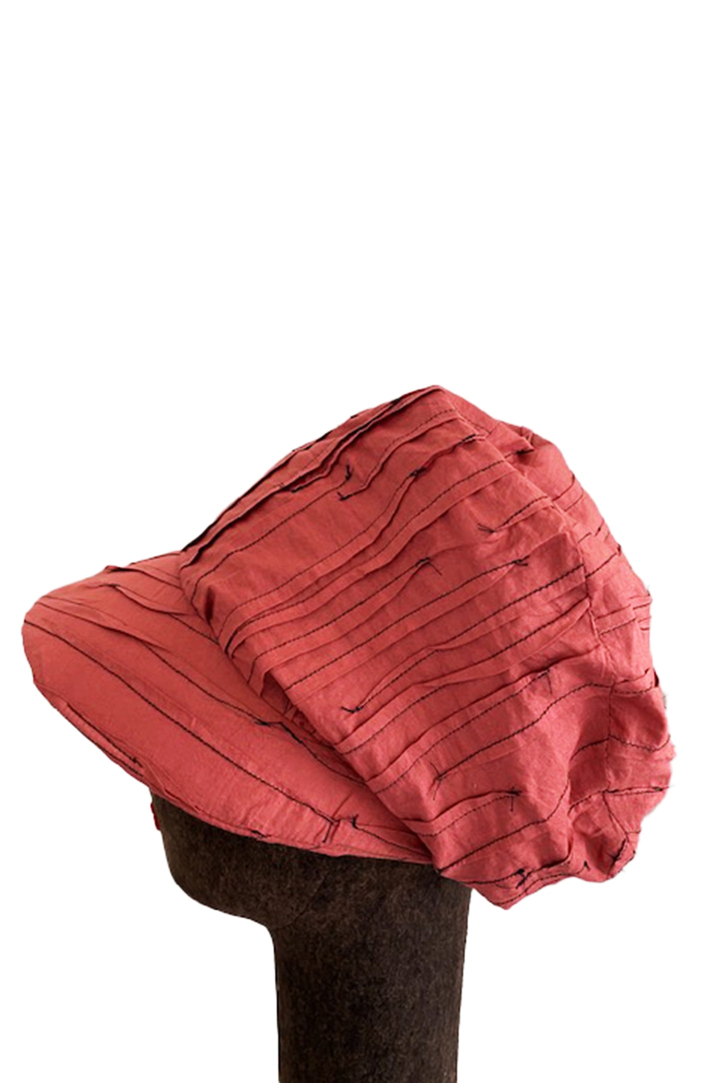 KANTHA CASKET HAT BY KYOKO MURAYAMA - kym-rc2895-cpika -