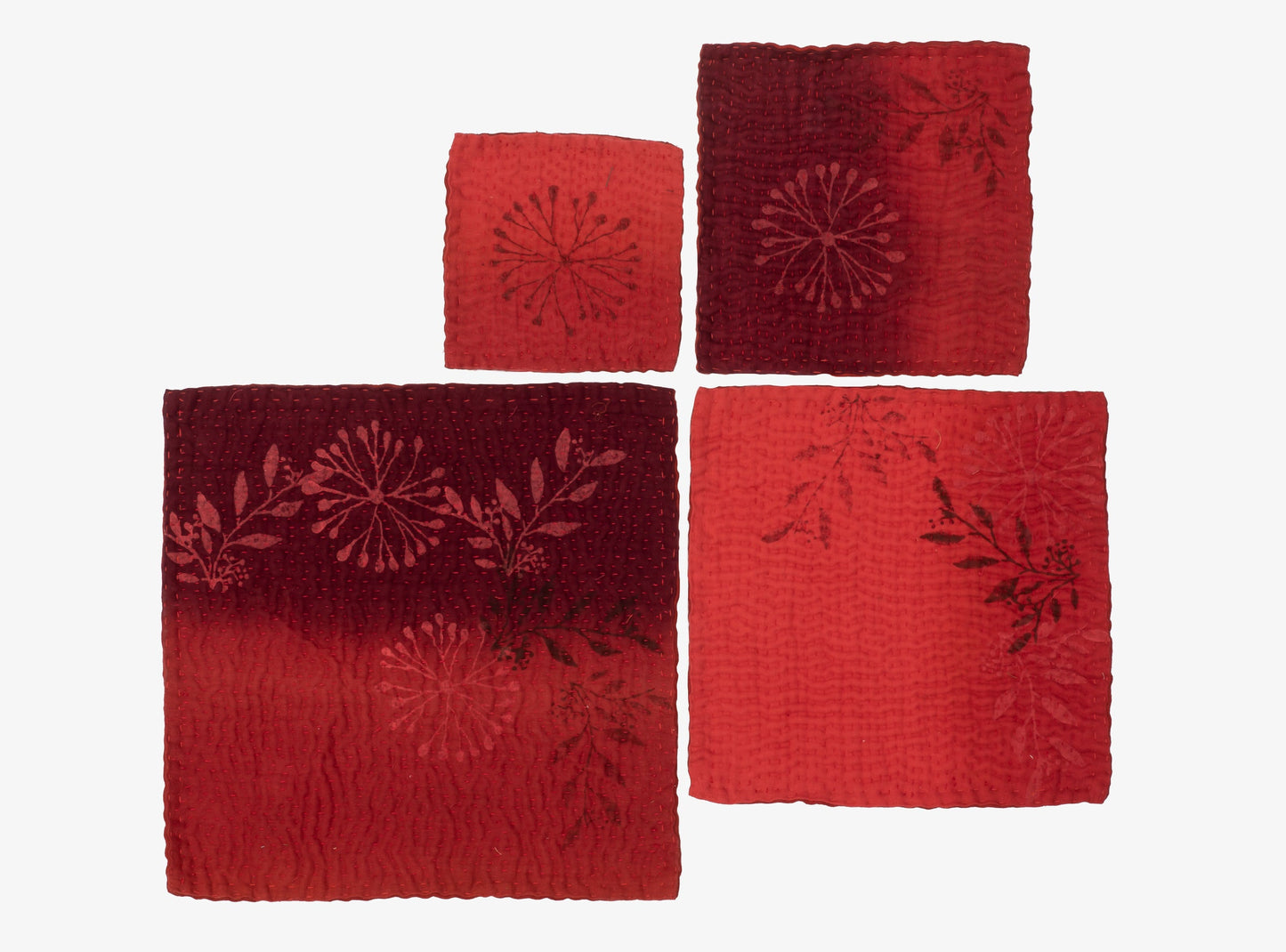 Ombre Handmade Coasters - Orange (SET OF 2)