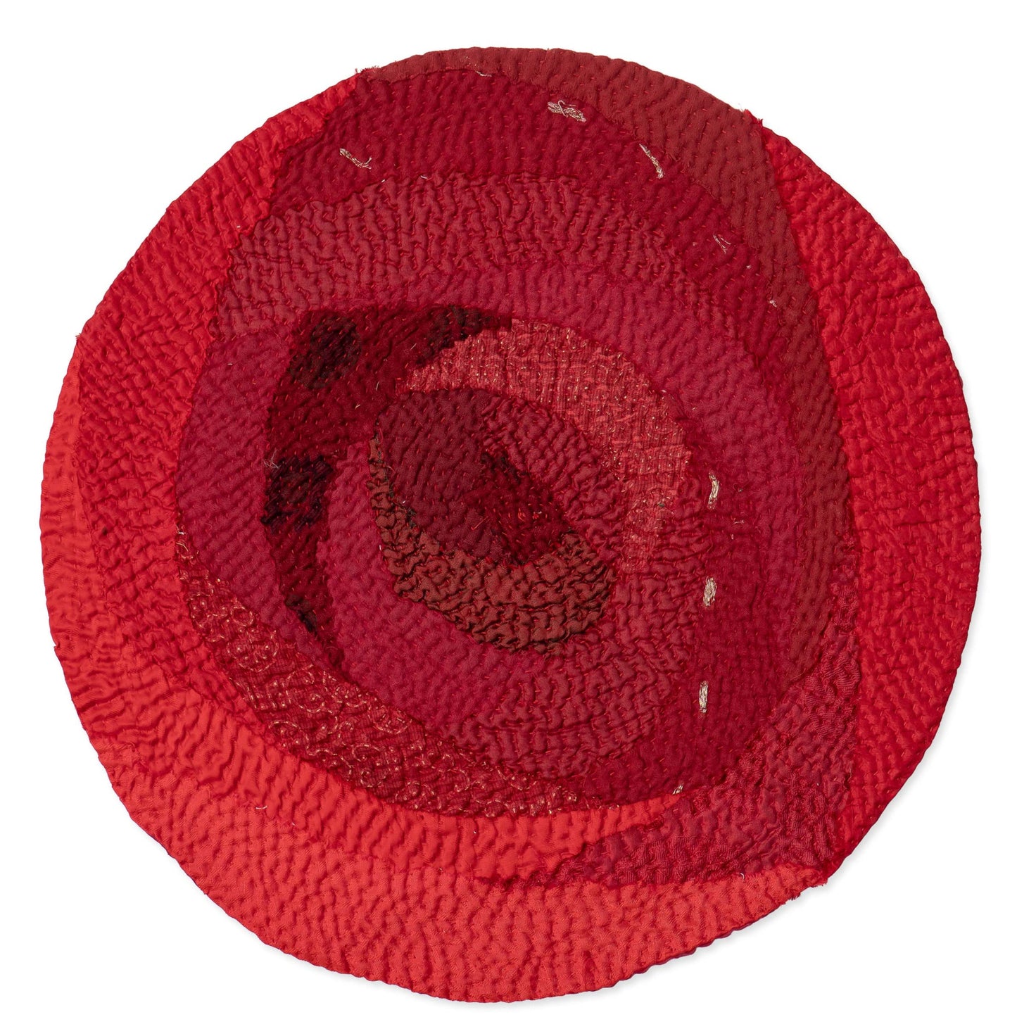 Roase fray patch Kantha Red Rose Placemats (set of 2)