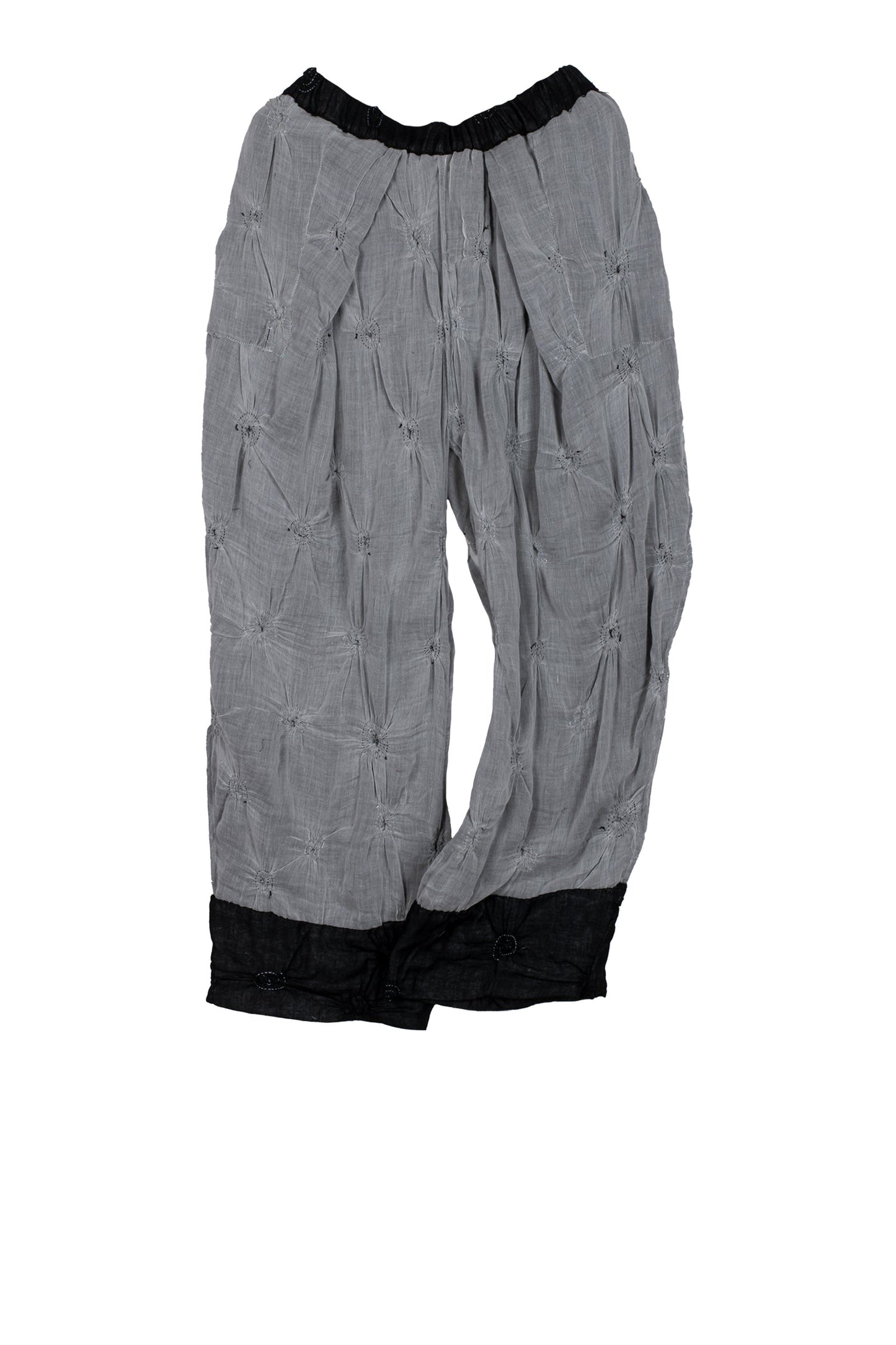 SPIRAL KANTHA BAGGY PANTS - sl2642-blk -