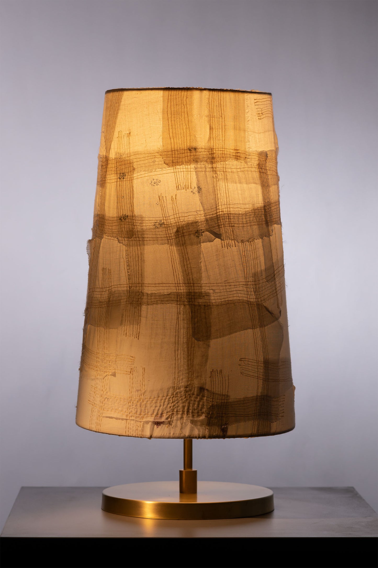 Wavy Patch Fray Kantha Table Lamps