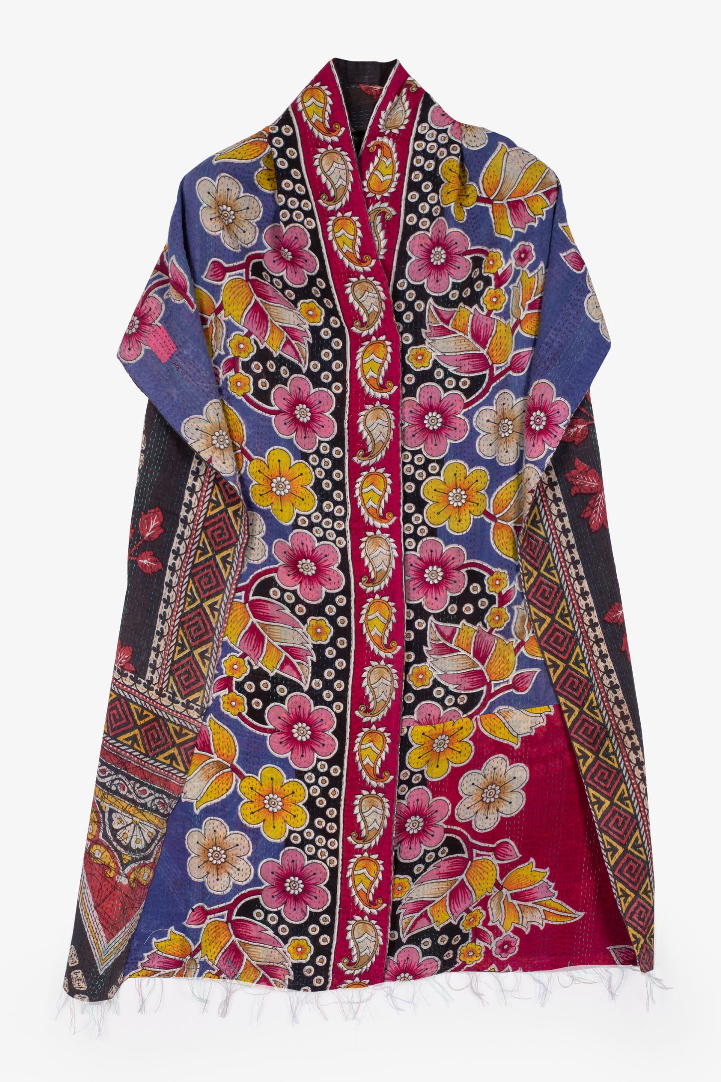 VINTAGE COTTON KANTHA SCARF STANDARD