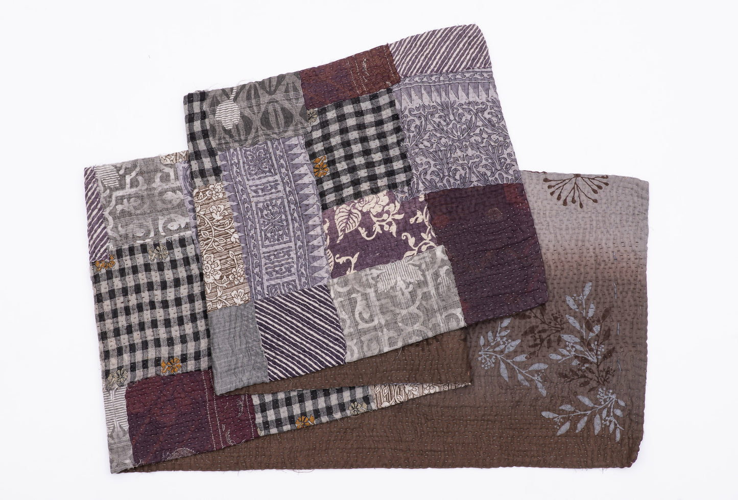 Ombre Patch Handmade Table Runner - Chocolate