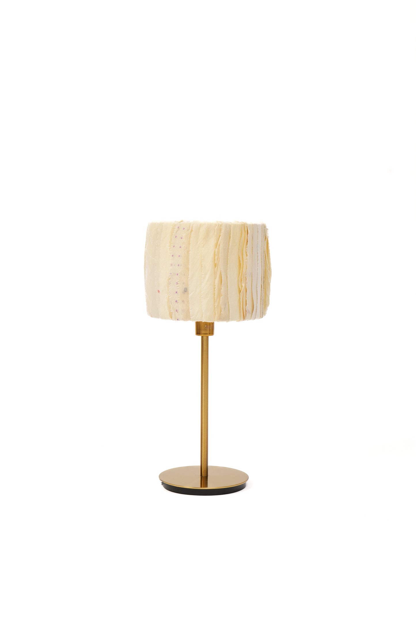 New Dawn Saree Pleated Ivory - Night Lampshade