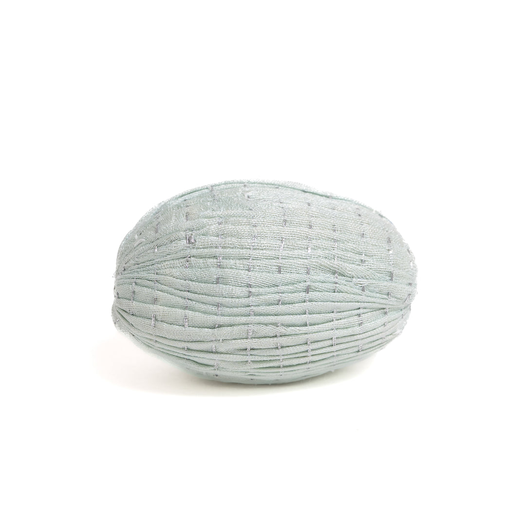 Pastel Sage Easter Kantha Egg Ornament