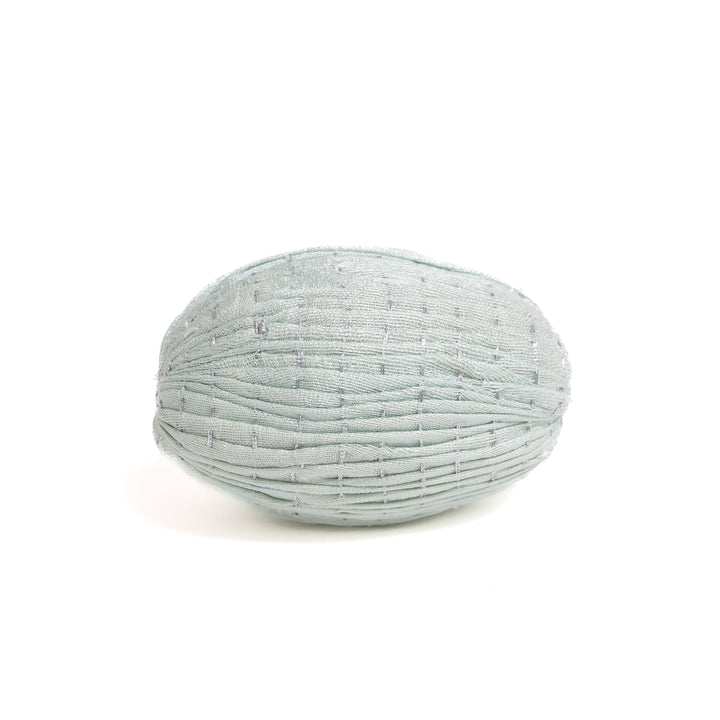 Pastel Sage Easter Kantha Egg Ornament