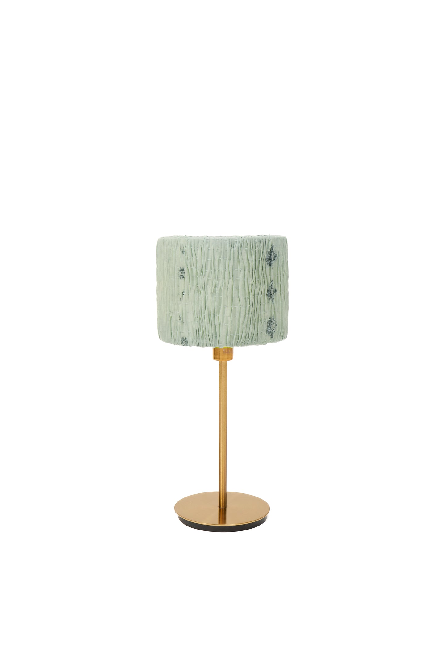 Sage Wavy Stripe Blue - Night Lampshade