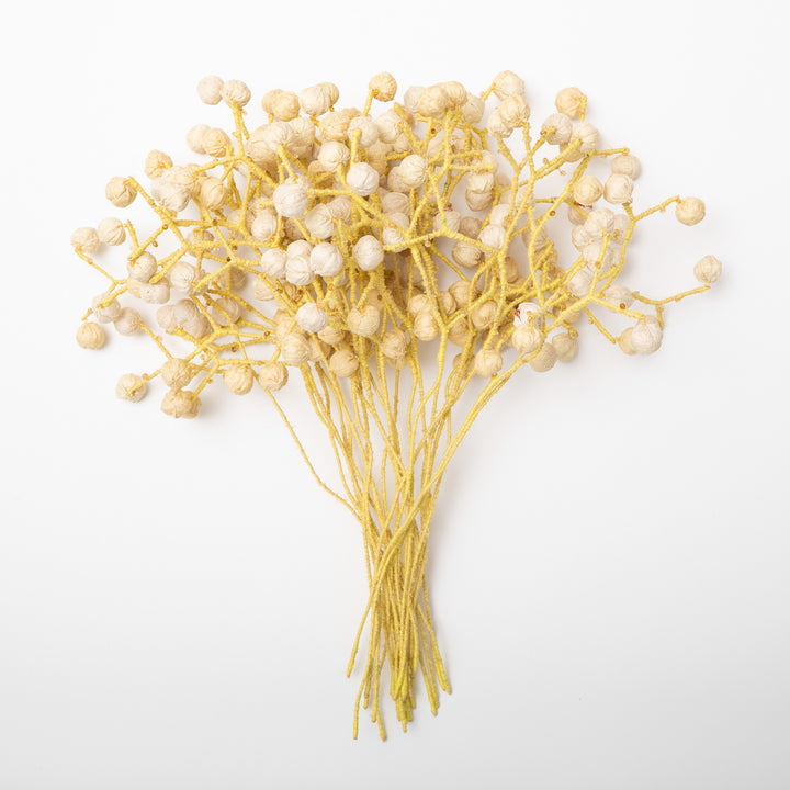 Pastel Yellow Kantha Bouquet