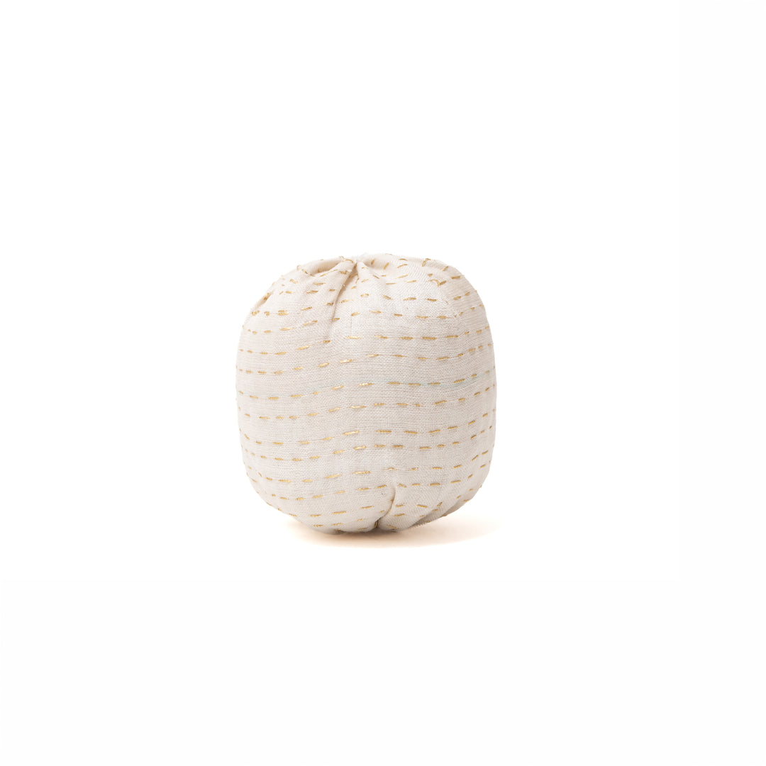 Ivory Ball Kantha Ornament