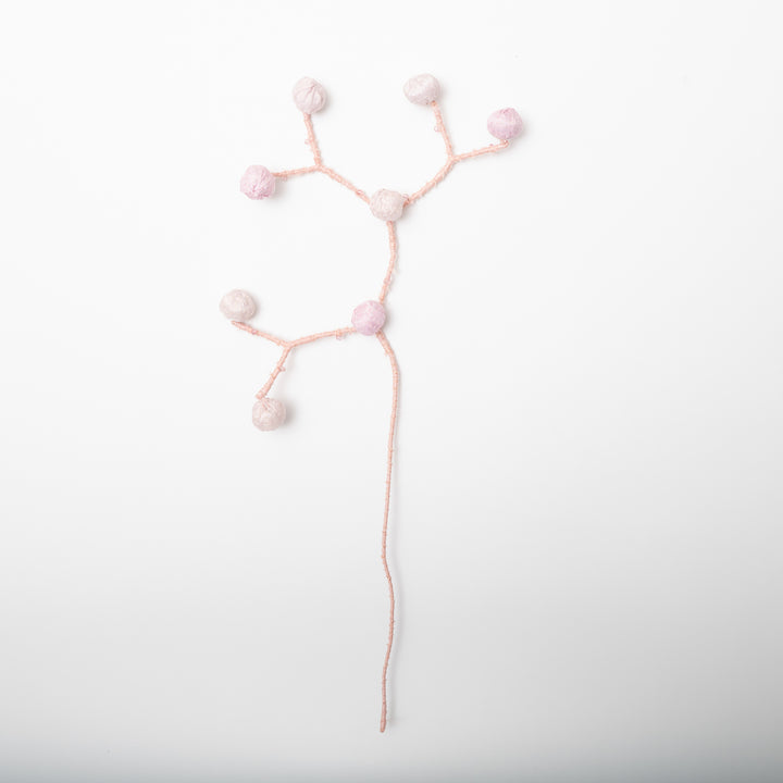 Pastel Pink Kantha Bouquet
