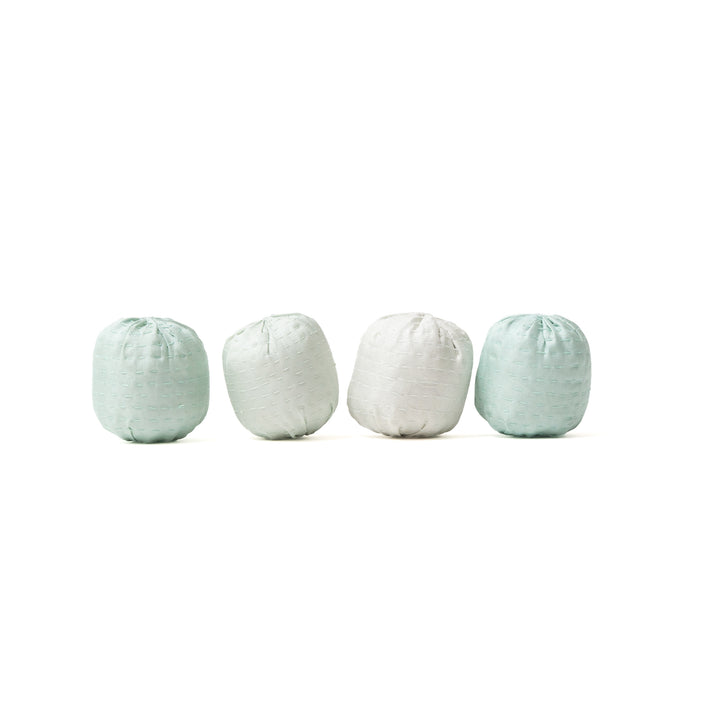 Pastel Sage Ball Kantha ornament