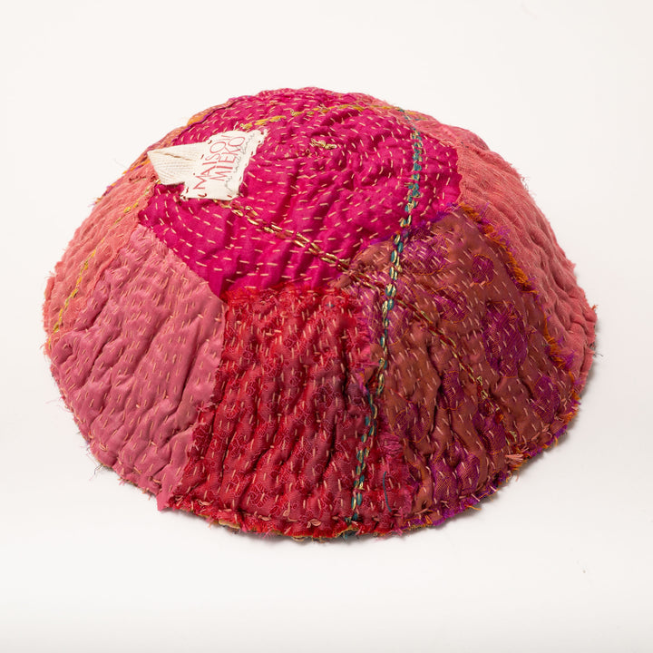 Pink Shallow Kantha Rose Bowl