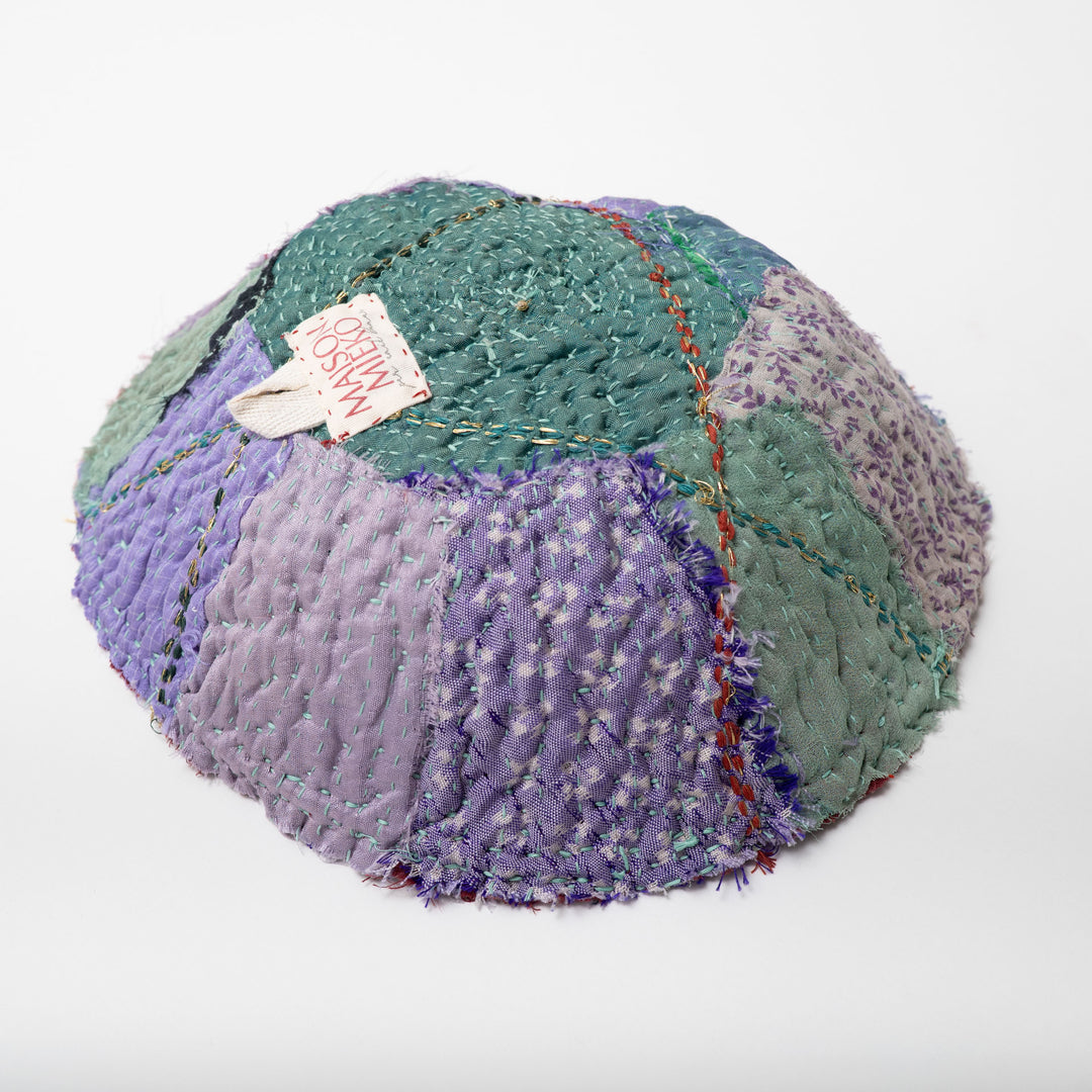 Sage Shallow Kantha Rose Bowl