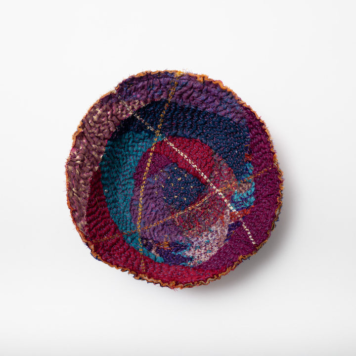 One of A Kind KANTHA ROSE BOWL 1