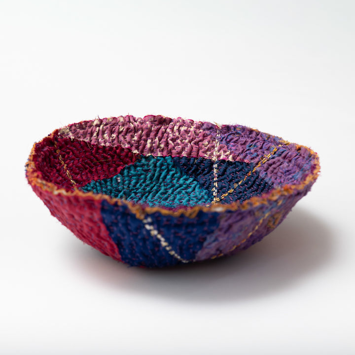 One of A Kind KANTHA ROSE BOWL 1