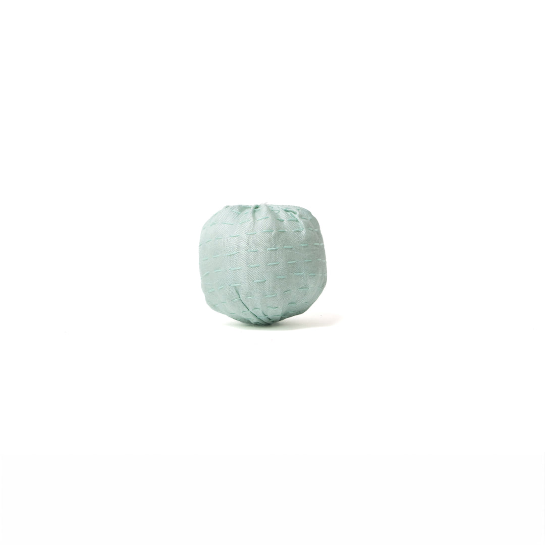 Pastel Sage Ball Kantha ornament