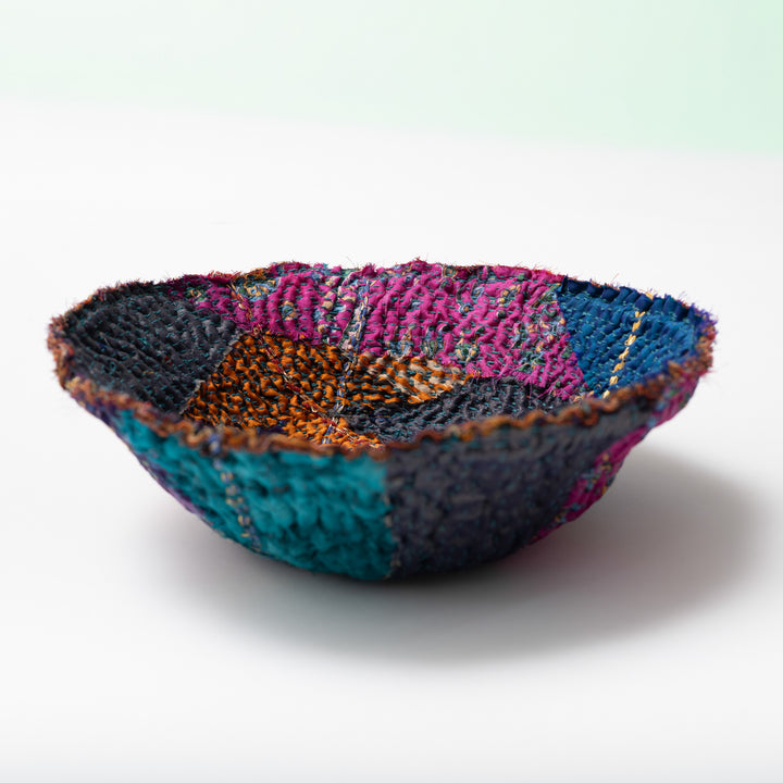 One of A Kind KANTHA ROSE BOWL 2