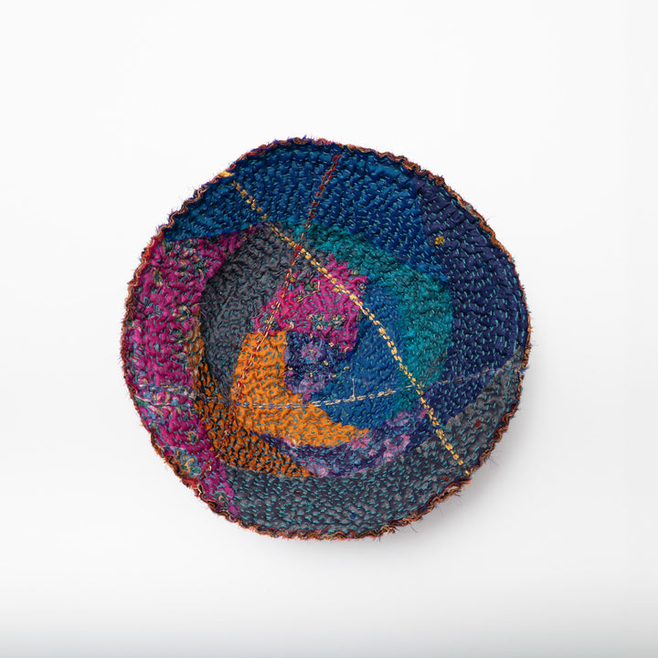 One of A Kind KANTHA ROSE BOWL 2