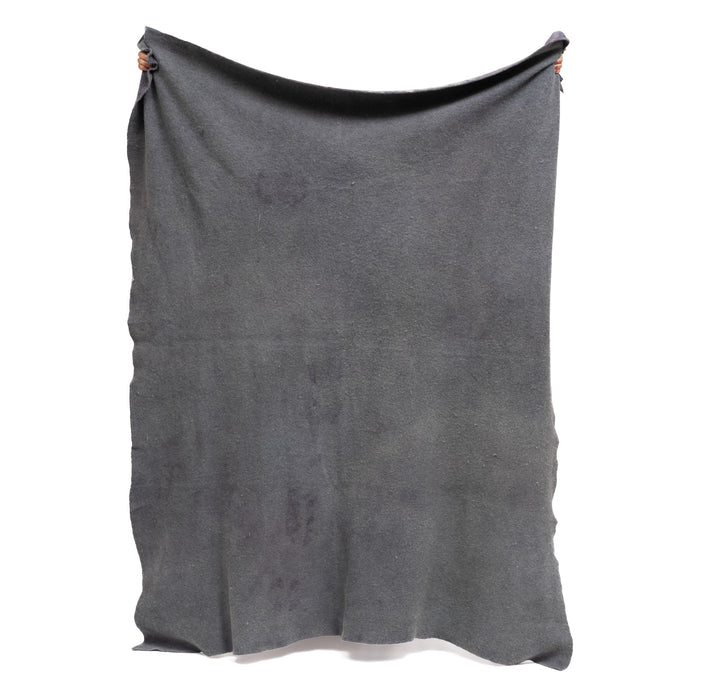 Grey Mist Melange Wool Mud Dye throw