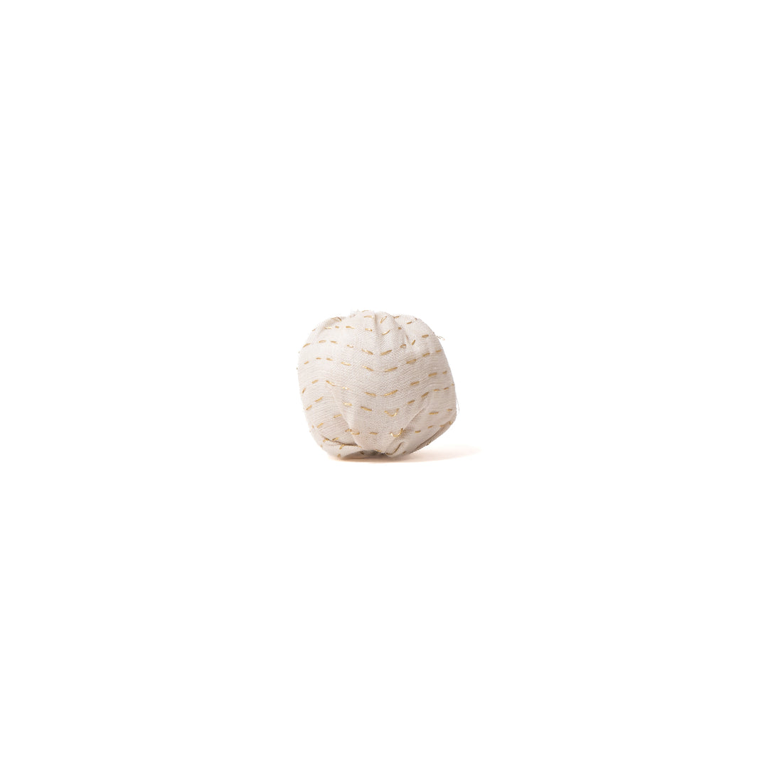 Ivory Ball Kantha Ornament