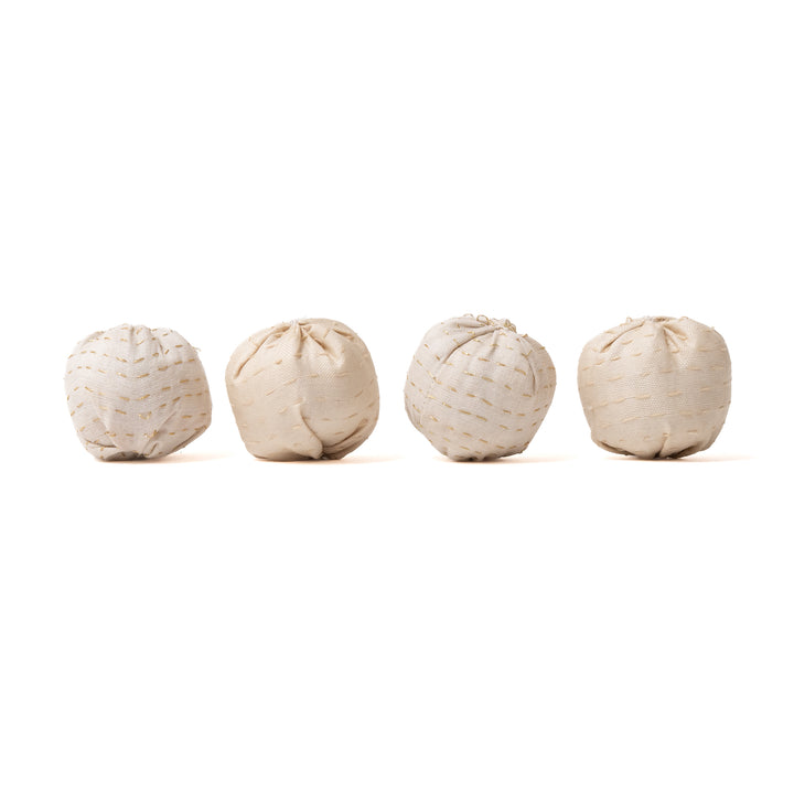 Ivory Ball Kantha Ornament