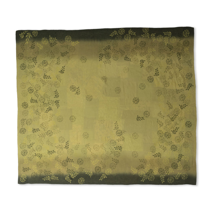 Ombre Patch Vintage Cotton Kantha Table Covers - Green
