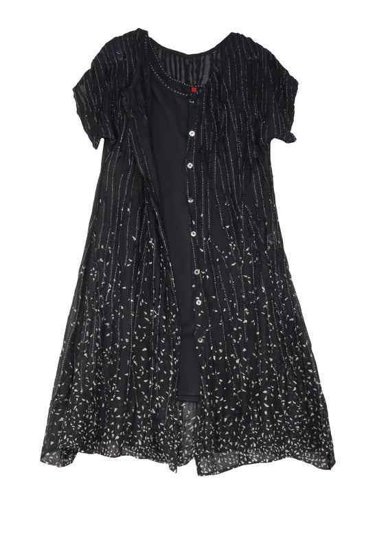 KANTUCK KANTHA DRESS - kt1412-blk -
