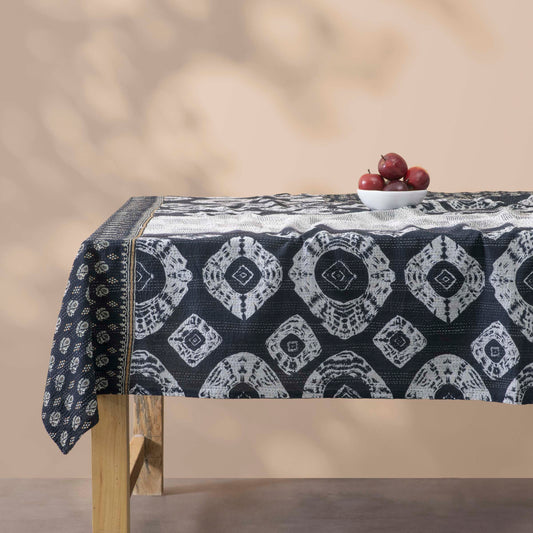VINTAGE COTTON KANTHA TABLE COVERS - 006