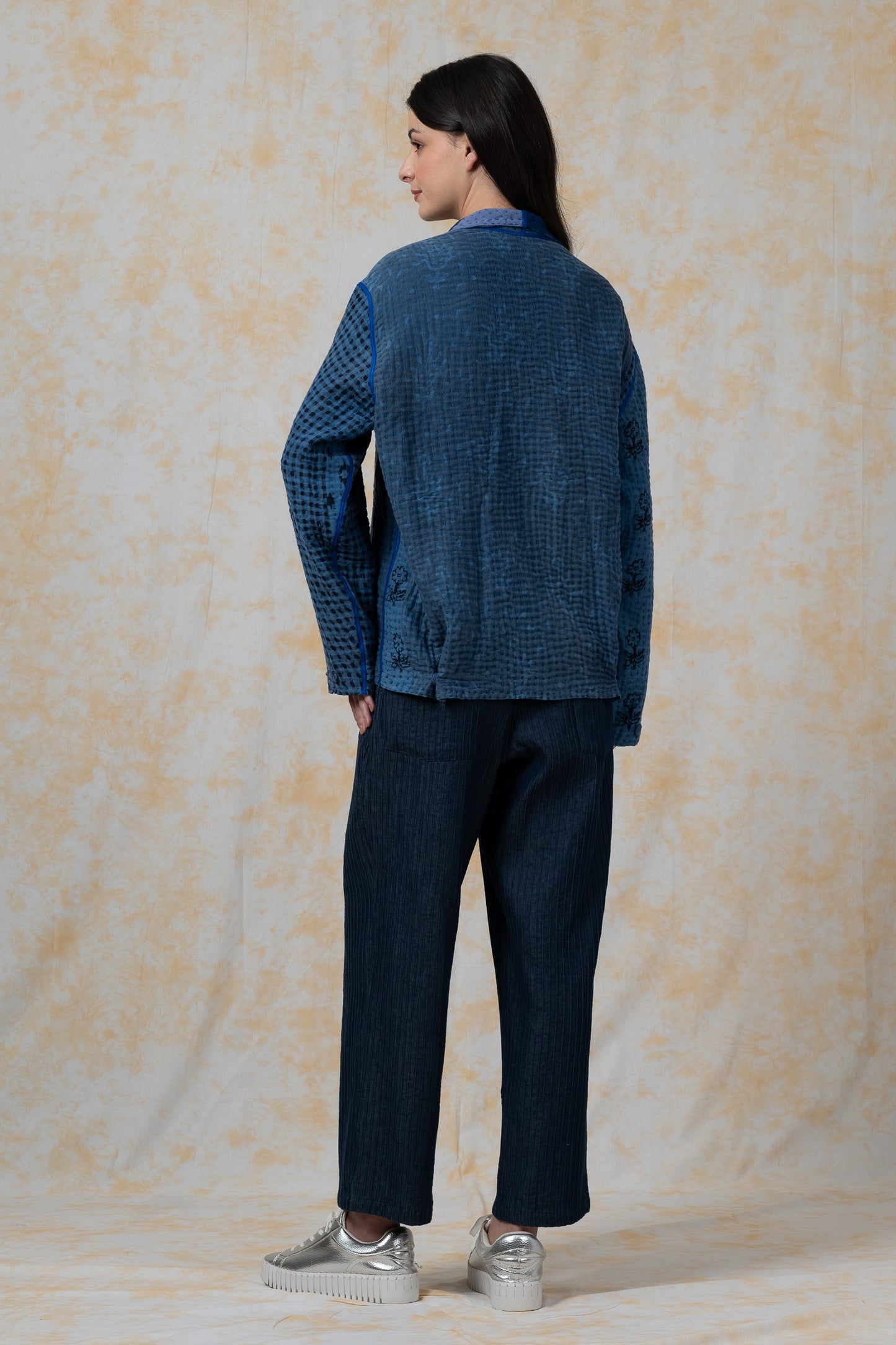 BBK PATCH KANTHA-MEN'S BLOUSON - bl-bbp4040-nvy-