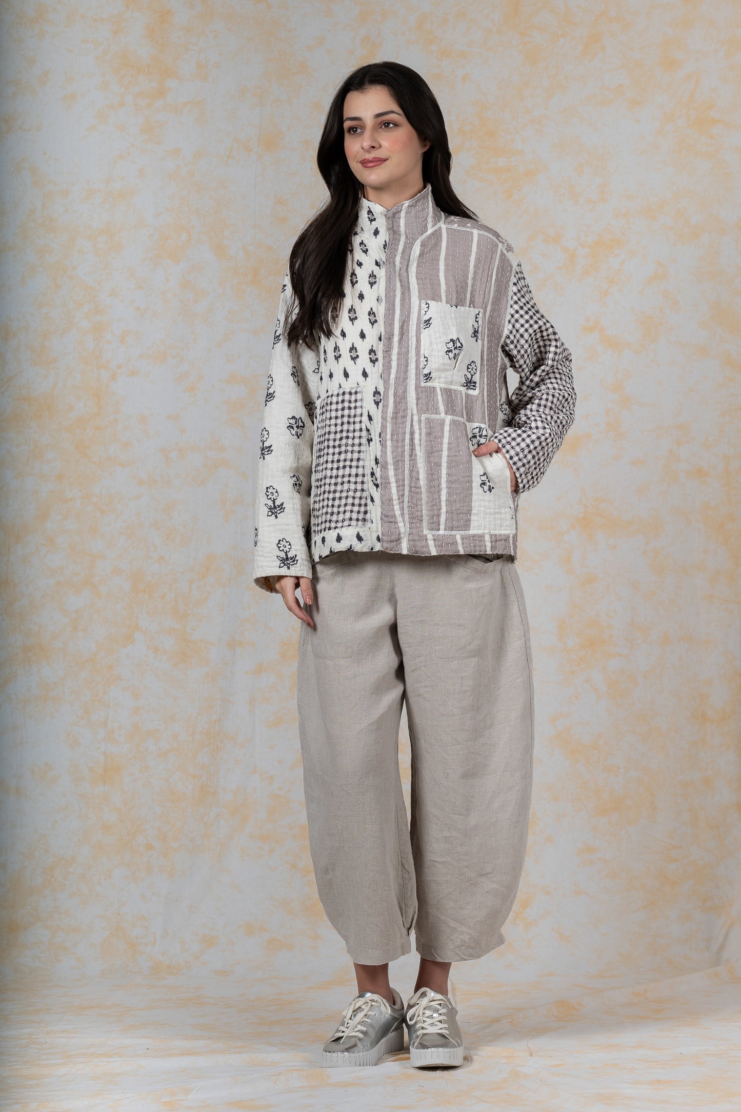 BBK PATCH KANTHA-MEN'S BLOUSON - bl-bbp4040-ivy-