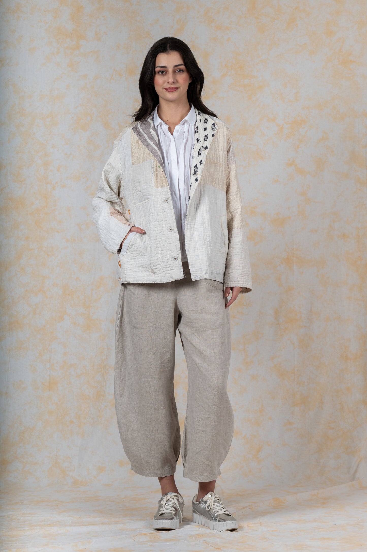 BBK PATCH KANTHA-MEN'S BLOUSON - bl-bbp4040-ivy-