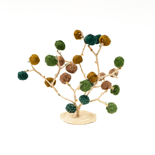 Greenlake  Twig Tree (metallic kantha)